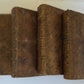 1750 MATHEMATICS & PHYSICS antique 4 ILLUSTRATED VOLUMES SET