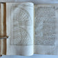 1750 MATHEMATICS & PHYSICS antique 4 ILLUSTRATED VOLUMES SET