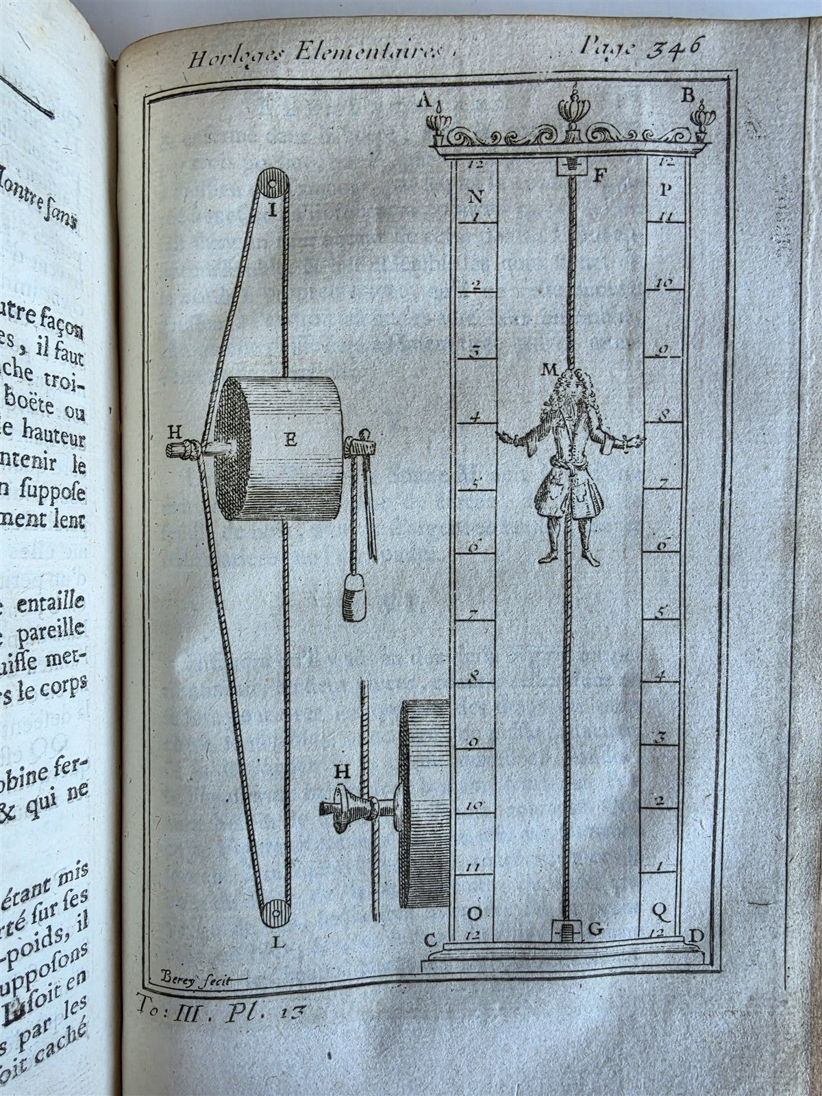 1750 MATHEMATICS & PHYSICS antique 4 ILLUSTRATED VOLUMES SET