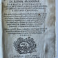 1727 ROME ILLUSTRATED antique Descrizione di Roma Moderna formatta nuovamente