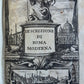 1727 ROME ILLUSTRATED antique Descrizione di Roma Moderna formatta nuovamente
