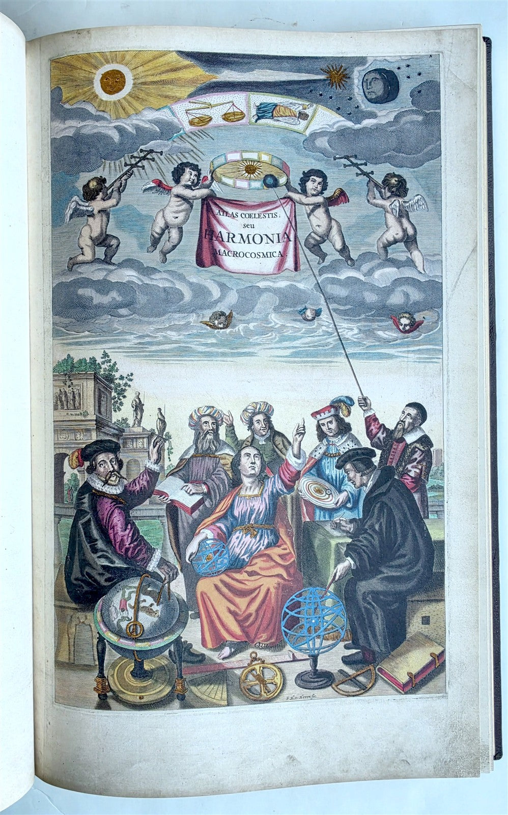 ANDREAS CELLARIUS 1661 Harmonia Macrocosmica ATLAS - ILLUSTRATED FAKSIMILE FOLIO