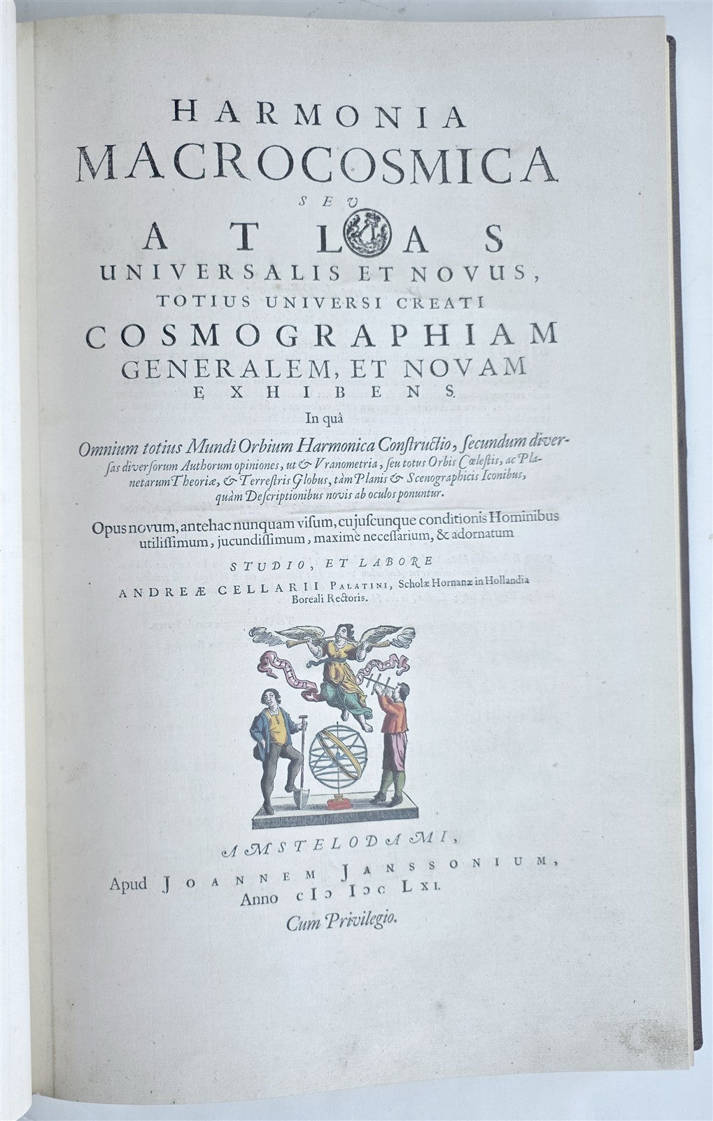 ANDREAS CELLARIUS 1661 Harmonia Macrocosmica ATLAS - ILLUSTRATED FAKSIMILE FOLIO