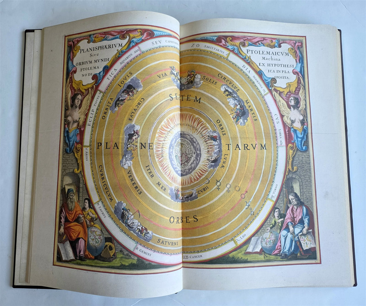 ANDREAS CELLARIUS 1661 Harmonia Macrocosmica ATLAS - ILLUSTRATED FAKSIMILE FOLIO