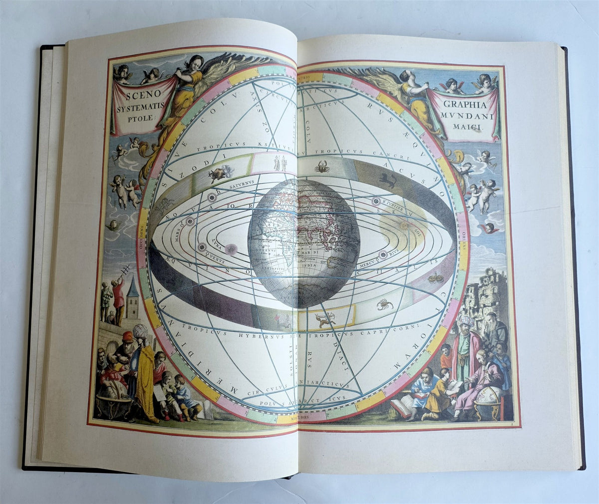 ANDREAS CELLARIUS 1661 Harmonia Macrocosmica ATLAS - ILLUSTRATED FAKSIMILE FOLIO