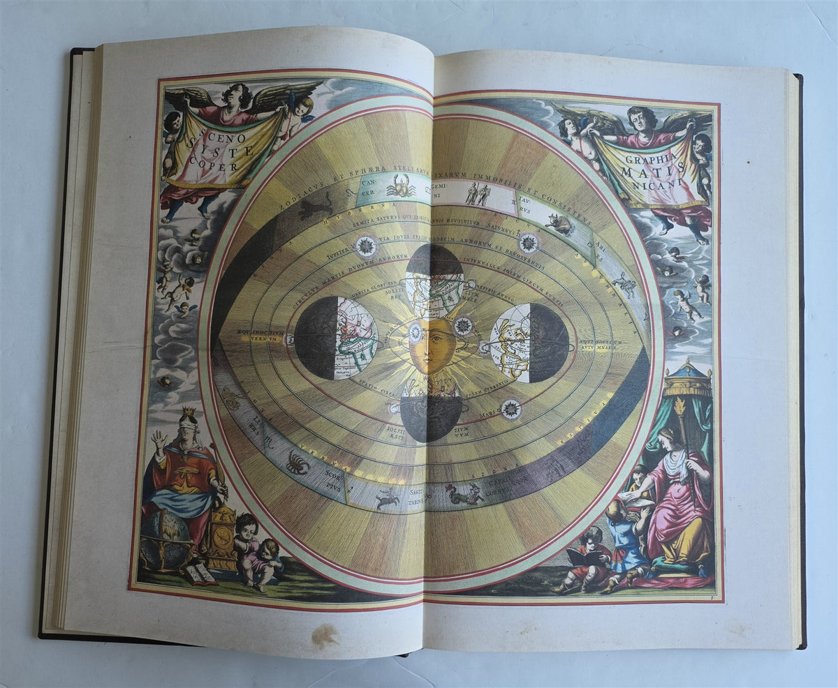ANDREAS CELLARIUS 1661 Harmonia Macrocosmica ATLAS - ILLUSTRATED FAKSIMILE FOLIO