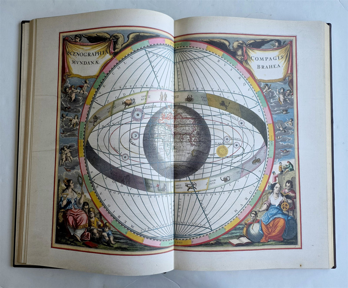 ANDREAS CELLARIUS 1661 Harmonia Macrocosmica ATLAS - ILLUSTRATED FAKSIMILE FOLIO