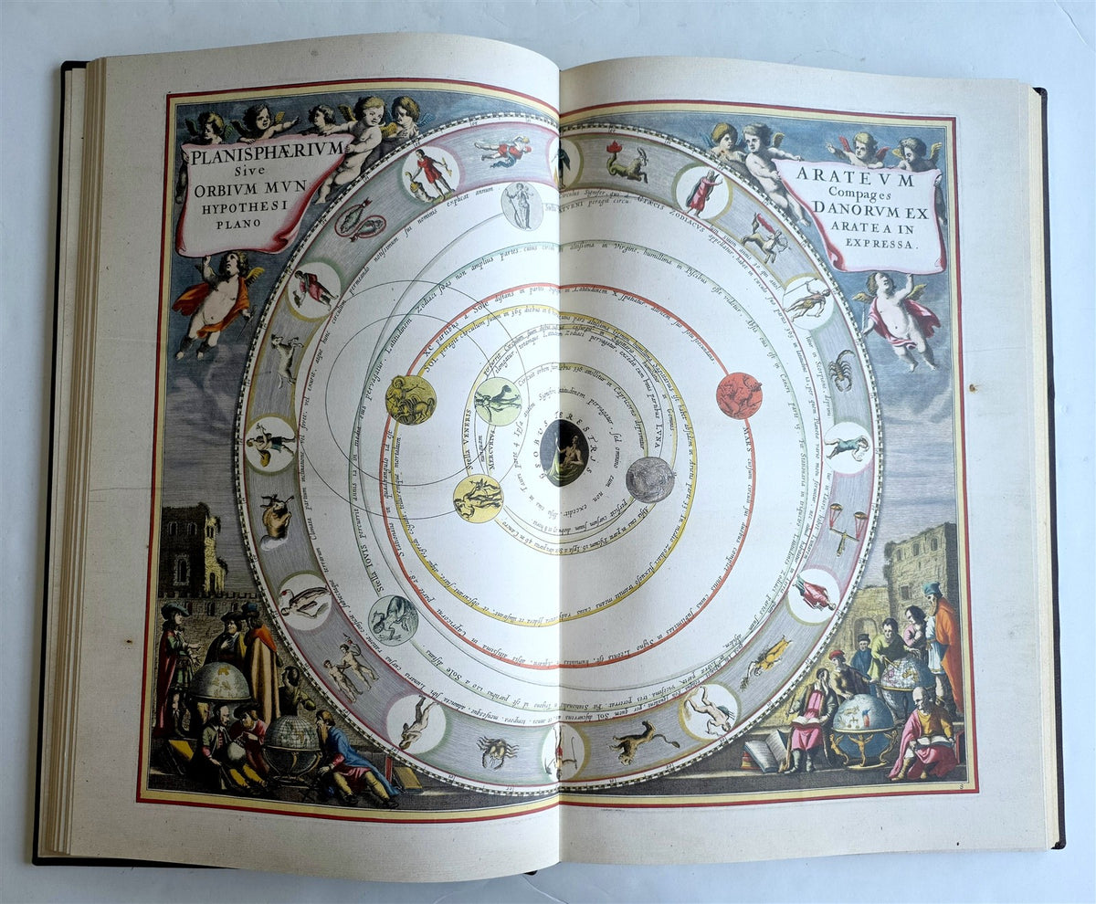 ANDREAS CELLARIUS 1661 Harmonia Macrocosmica ATLAS - ILLUSTRATED FAKSIMILE FOLIO