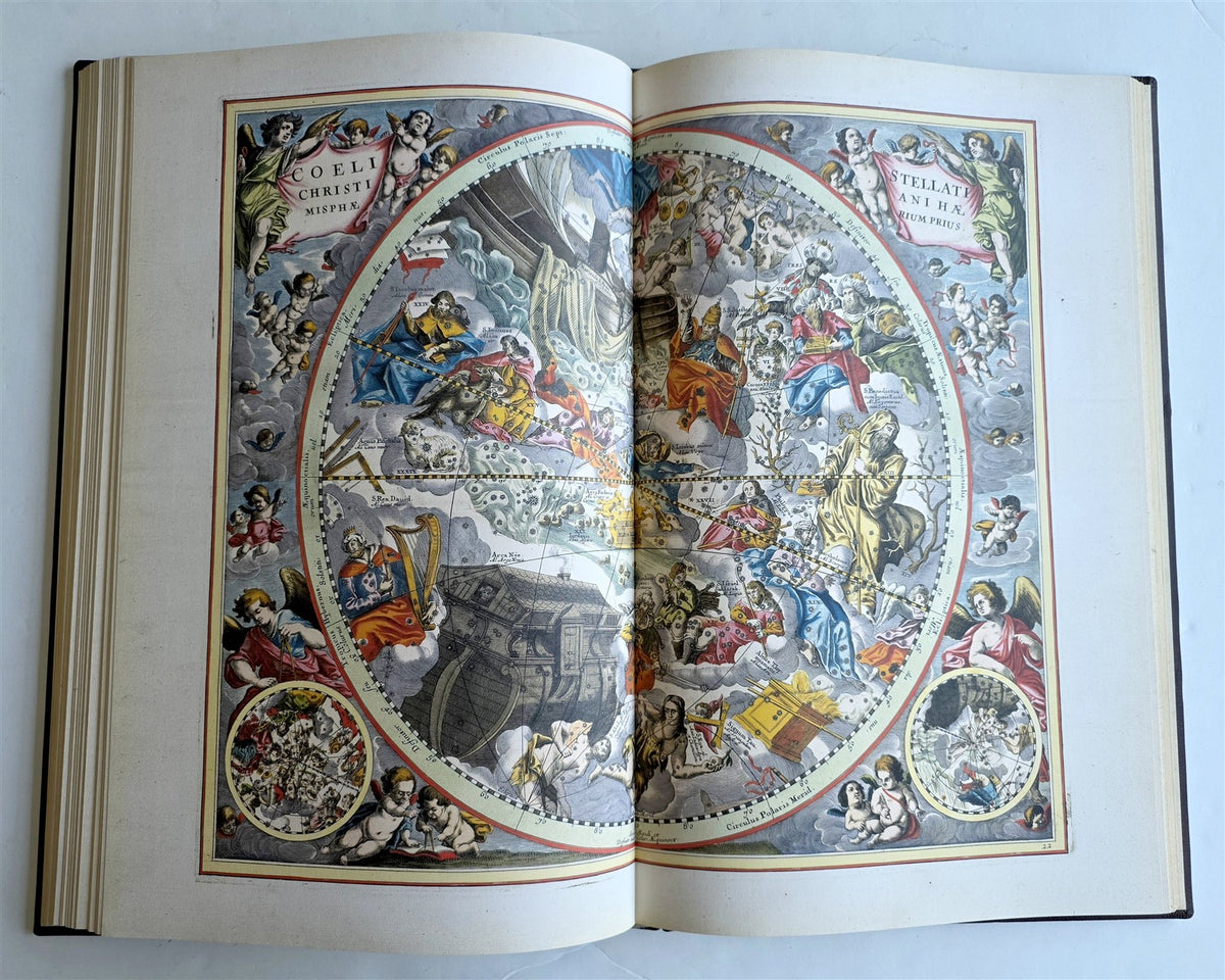 ANDREAS CELLARIUS 1661 Harmonia Macrocosmica ATLAS - ILLUSTRATED FAKSIMILE FOLIO