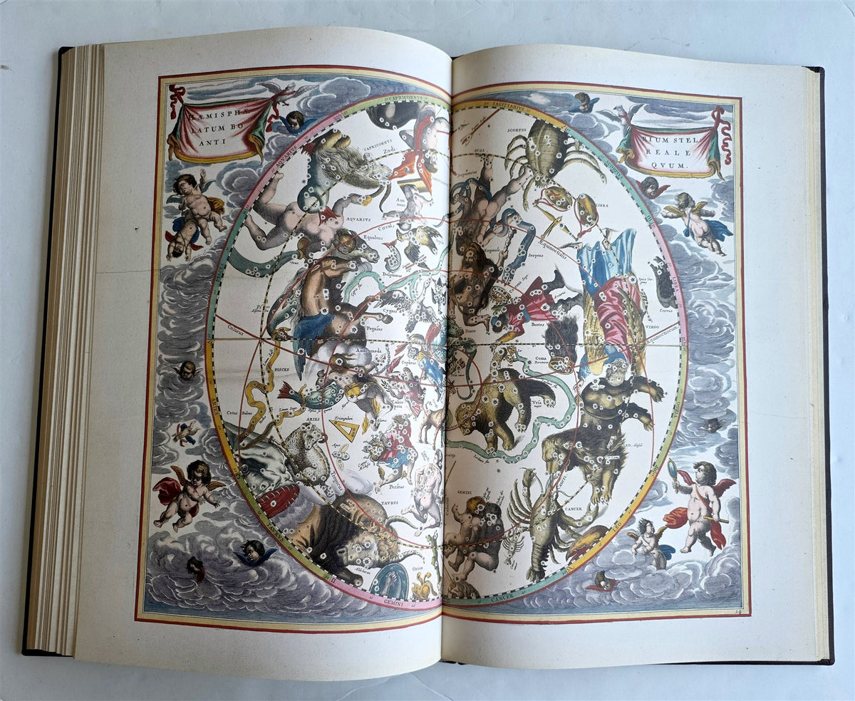 ANDREAS CELLARIUS 1661 Harmonia Macrocosmica ATLAS - ILLUSTRATED FAKSIMILE FOLIO