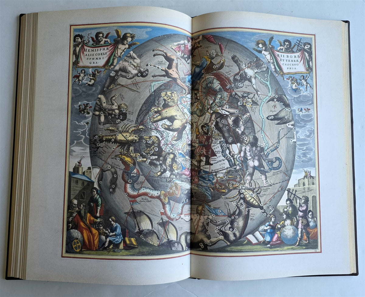 ANDREAS CELLARIUS 1661 Harmonia Macrocosmica ATLAS - ILLUSTRATED FAKSIMILE FOLIO