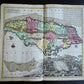 1730 MAP of JAMAICA antique 21 x 24" RARE