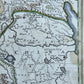 1707 MAP of RUSSIA antique 21 x 24" SCARCE Imperii Moscovitici Novissima Tabula