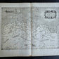 1620s MAP of AFRICA antique 17 x 21" by Gerard Mercator