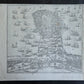 1570s MAP of AFRICA antique NAVAL BATTLE Capture of Mahdia TUNISIA