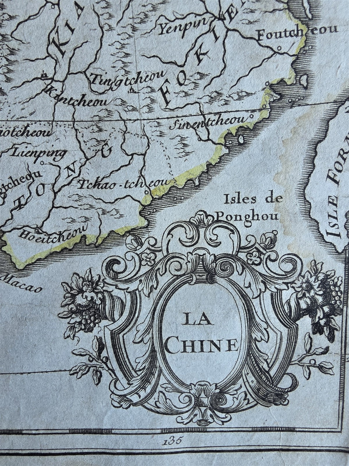 1748 MAP of CHINA antique