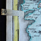 1720 MAP of KINGDOM of SWEDEN & DENMARK antique 20x24" by Johann Baptist Homann
