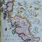 1720 MAP of KINGDOM of SWEDEN antique 19x24" by Georg Matthäus Seutter