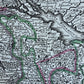 1750s MAP of SWITZERLAND antique 20x24" Helvetiae Rhaetiae Valesiae et Sabaudiae