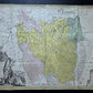 1736 MAP of POLAND antique LARGE 22.5 by 32.5" SILESIA Duchy of Teschen-Cieszyn