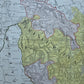 1736 MAP of POLAND antique LARGE 22.5 by 32.5" SILESIA Duchy of Teschen-Cieszyn