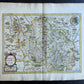1630s MAP of FRANCE Bourbonnais region antique Gerard Mercator-Henricus Hondius