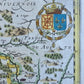 1630s MAP of FRANCE Bourbonnais region antique Gerard Mercator-Henricus Hondius