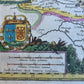1630s MAP of FRANCE province of Anjou antique by Johannes Janssonius