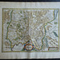 1630s MAP of FRANCE province of BRESSE antique by Johannes Janssonius