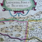1630s MAP of FRANCE Lionnois Forest et Beaviolois antique by Johannes Janssonius