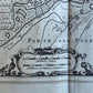 1630s MAP of PADUA ITALY antique by Johannes Janssonius