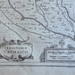 1640s MAP of Cremasco & Il Cadorino ITALY antique by Johannes Janssonius