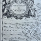 1640s MAP of region of Orvieto ITALY antique by Johannes Janssonius