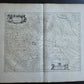 1640s MAP of Lordship of Vercelli ITALY antique by Johannes Janssonius