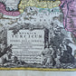 1720 MAP of TURKEY antique OTTOMAN EMPIRE in Europe, Asia, et Africa