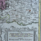 1710 MAP of PALESTINE antique TERRA SANCTA by Johann Baptist Homann