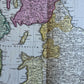 1740 MAP of ENGLAND antique Regnorum Magnae Britanniae by HOMANN HEIRS