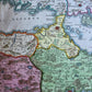 1740 MAP of GREECE Peloponesus hodie Moreae Regnum Johann Baptist HOMANN antique