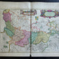 1700 MAP of PICARDY FRANCE antique Nova Picardiae Tabula by P. Mortier