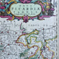 1700 MAP of PICARDY FRANCE antique Nova Picardiae Tabula by P. Mortier