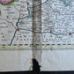 1700 MAP of PICARDY FRANCE antique Nova Picardiae Tabula by P. Mortier