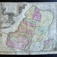 1710 MAP of HOLY LAND antique Iudaea seu Palaestina Terra Sancta by J. Homann