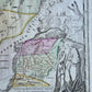 1710 MAP of HOLY LAND antique Iudaea seu Palaestina Terra Sancta by J. Homann