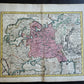 1730 MAP of RUSSIA antique Moscoviae seu Russiae Magnae Generalis Tabula