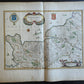 1690 MAP of NORMANDY FRANCE by Johannes Janssonius antique