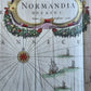1690 MAP of NORMANDY FRANCE by Johannes Janssonius antique