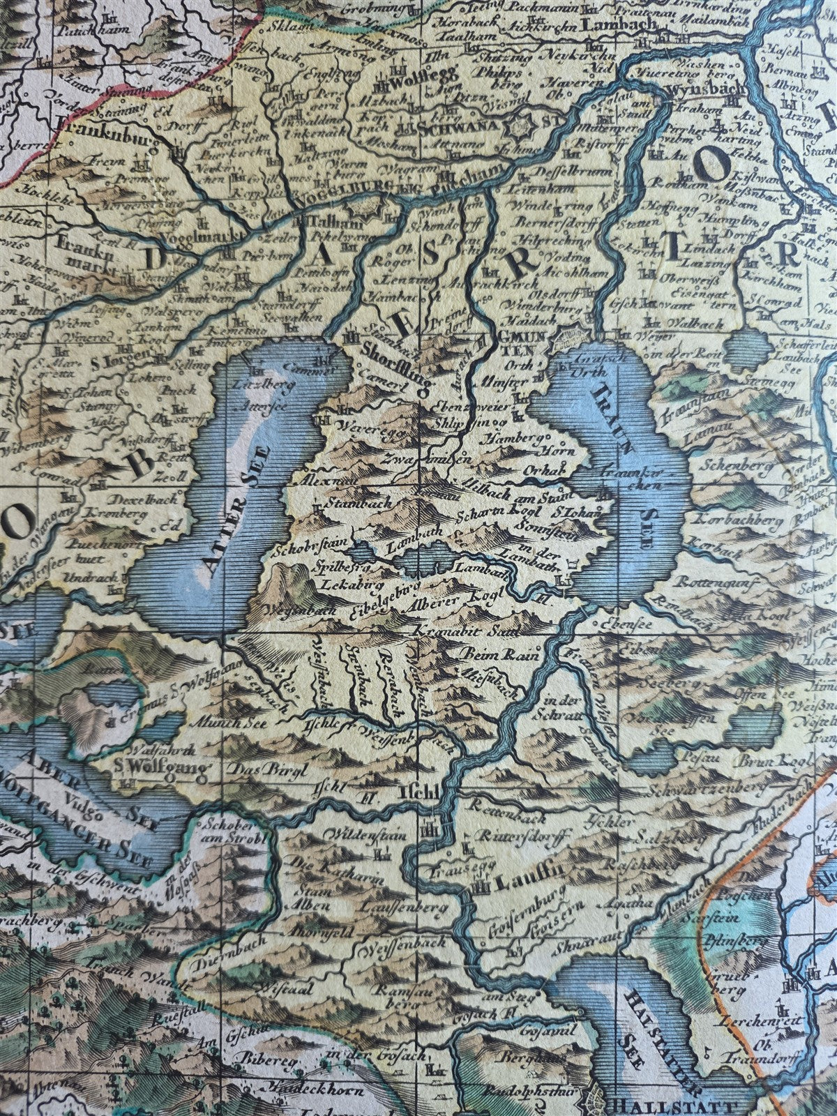 1700s MAP of AUSTRIA Nova Mappa Archiducatus Austriae Superioris ANTIQUE