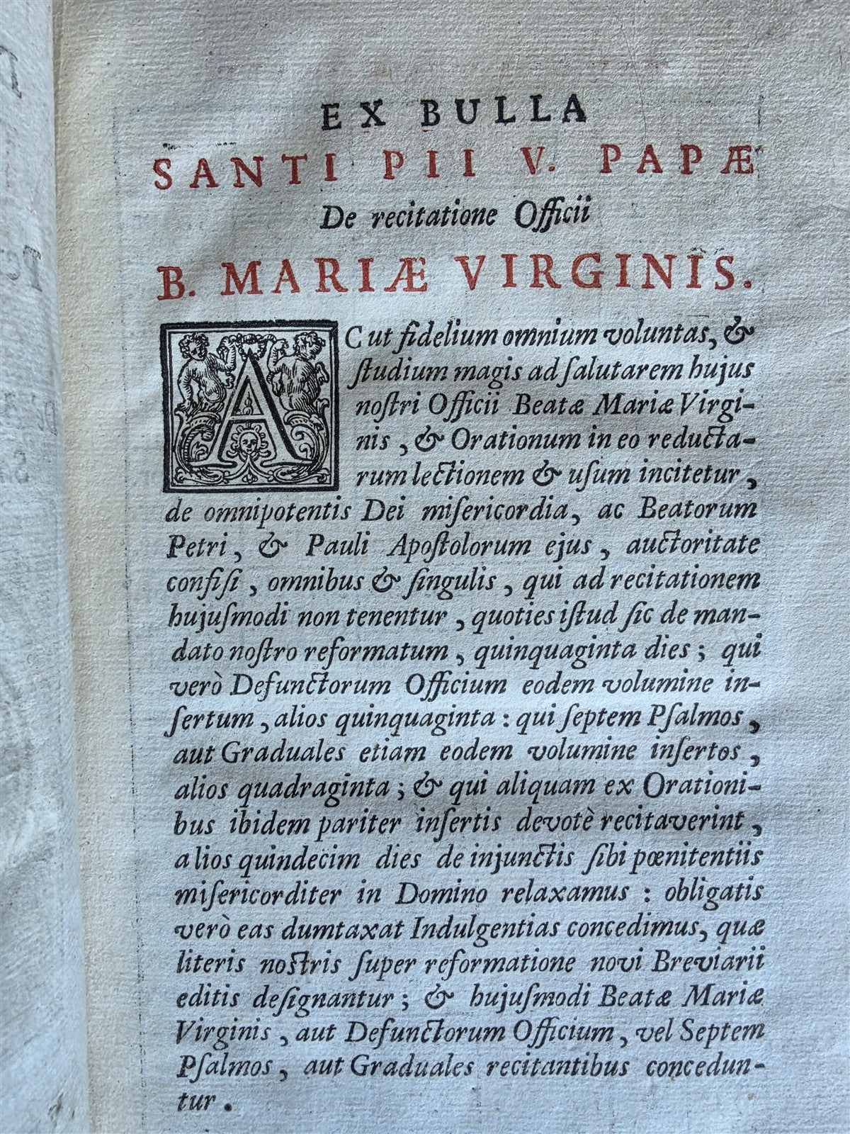 1733 AMAZING VATICAN BINDING w/ SILVER CLASPS illustrated ANTIQUE