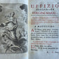 1733 AMAZING VATICAN BINDING w/ SILVER CLASPS illustrated ANTIQUE