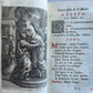 1733 AMAZING VATICAN BINDING w/ SILVER CLASPS illustrated ANTIQUE